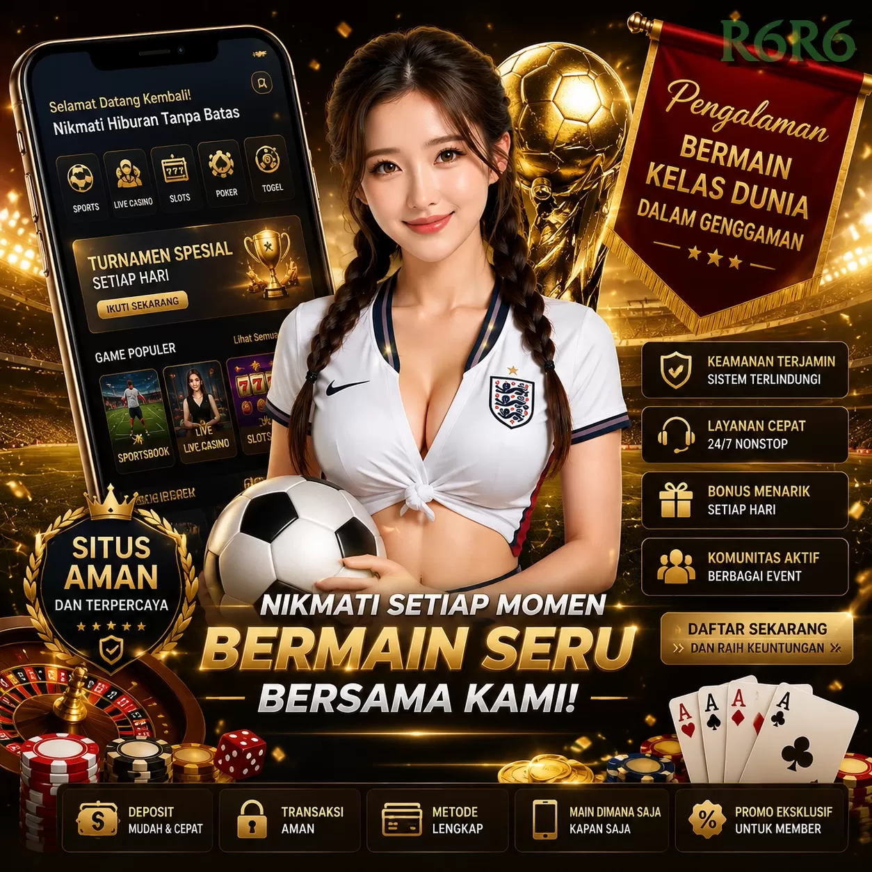 BONUS GARANSI KEKALAHAN SALDO KEMBALI 100_ promotion image